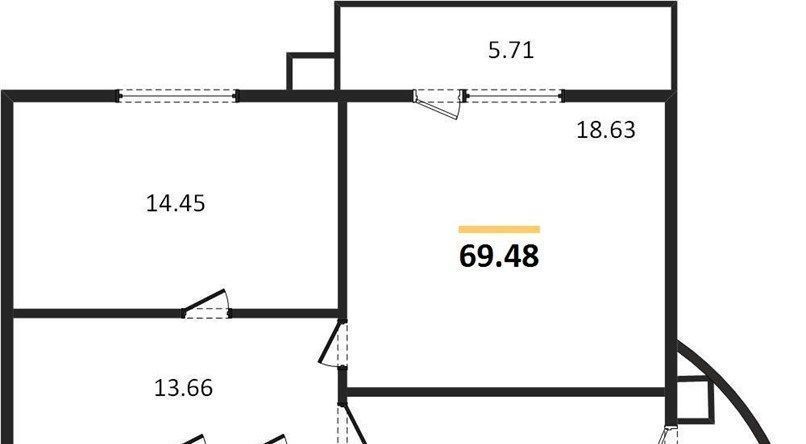 квартира г Краснодар р-н Прикубанский микрорайон «Московский» 112 фото 1