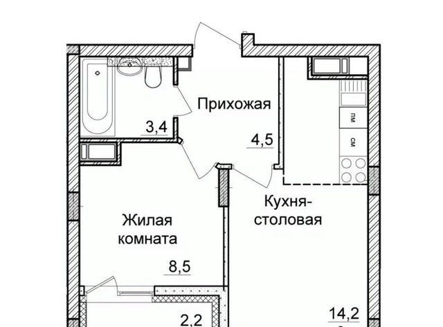 квартира г Нижний Новгород Горьковская ЖК «Новая Кузнечиха» 12 фото