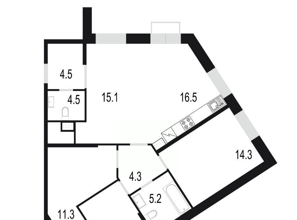 квартира г Одинцово ЖК «Союзный» Одинцово фото 1