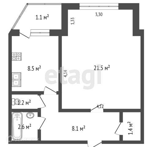 квартира г Сургут ул Лермонтова 4/2 Сургутский район фото 7