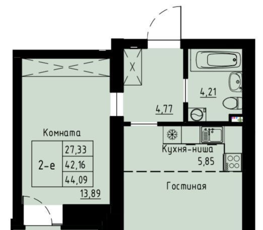 квартира г Красноярск р-н Октябрьский ул Елены Стасовой фото 1