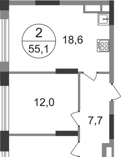 квартира г Москва п Внуковское метро Говорово Переделкино Ближнее мкр, 17-й кв-л, к 1 фото 1