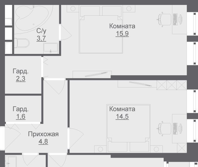 квартира г Москва метро Котельники ул Шоссейная 42с/2 Московская область, Люберцы фото 1