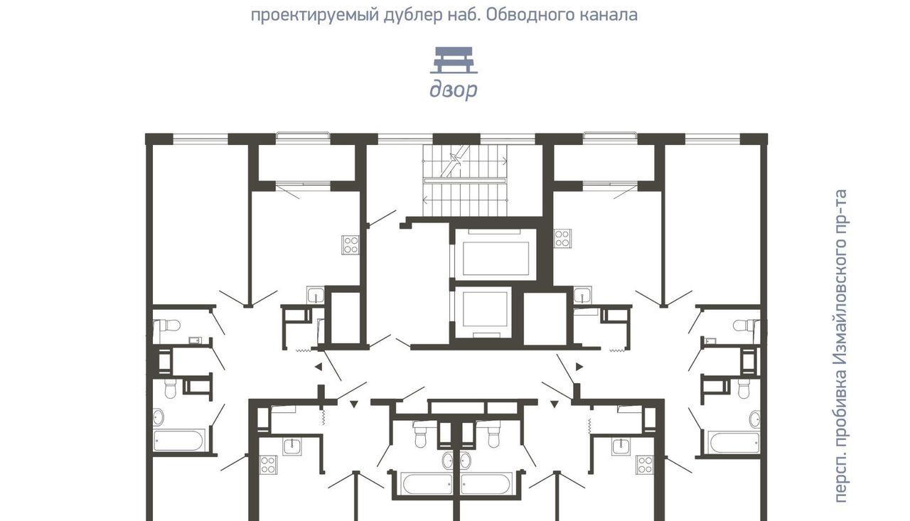 квартира г Санкт-Петербург метро Фрунзенская б-р Измайловский 9 фото 2