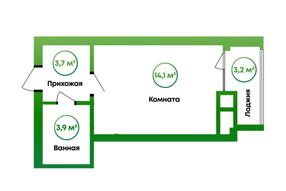 квартира г Астрахань ул Калинина 39/23 городской округ Астрахань фото 1