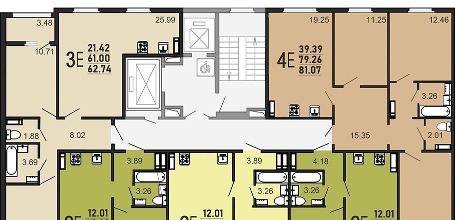 квартира г Курск р-н Сеймский ул Энгельса 115/3 фото 2