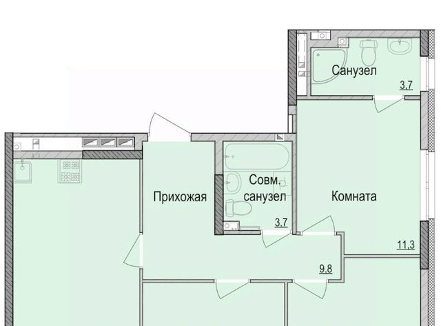 р-н Первомайский Ракетный ЖК Умные Кварталы А14 жилрайон, 3-й мкр фото