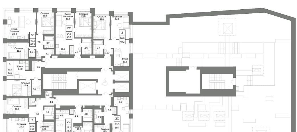 квартира г Уфа р-н Советский ЖК Urbanica 2 фото 2