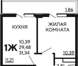 квартира г Краснодар р-н Прикубанский ул Краеведа Соловьёва 6 фото 1