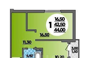 квартира г Краснодар р-н Прикубанский ул Героев-Разведчиков 11/4 фото 1