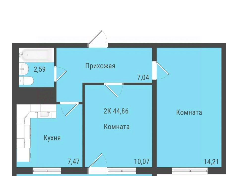 квартира р-н Завьяловский с Октябрьский Лесная гавань экопарк фото 1