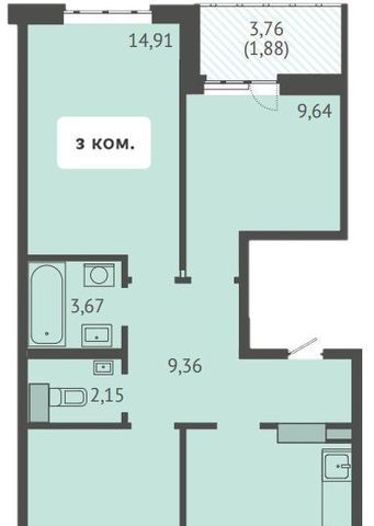 р-н Прикубанский дом 1/4к 16 фото