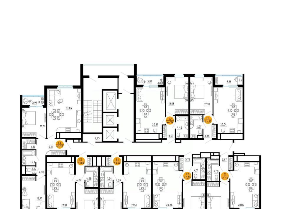 квартира г Рязань р-н Железнодорожный ш Московское 2 фото 2