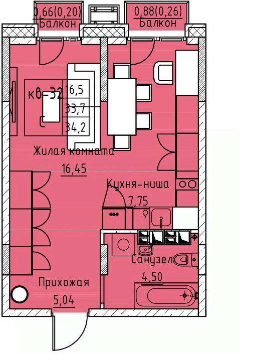 квартира г Чита р-н Черновский пр-кт Маршала Жукова фото 1