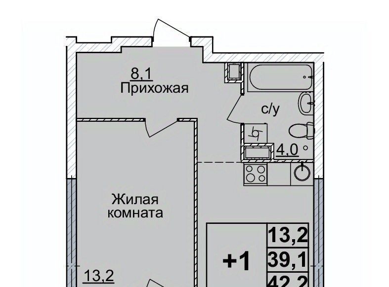 квартира г Нижний Новгород Горьковская ЖК «Горизонты Нижнего» фото 1