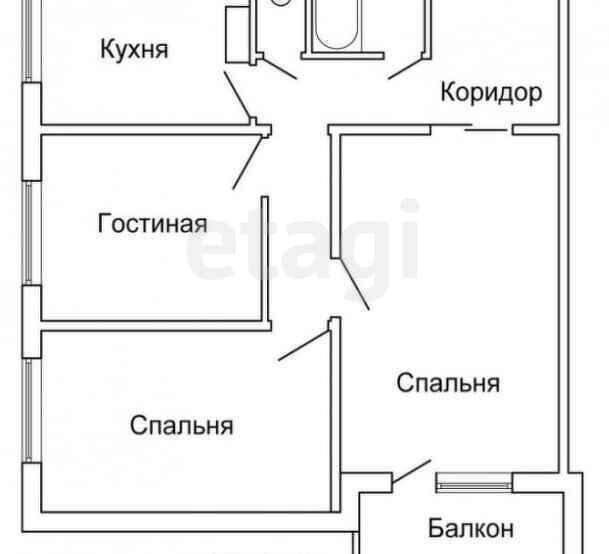 квартира г Новосибирск р-н Калининский Заельцовская ул Михаила Немыткина 10 жилой район «Родники» фото 12