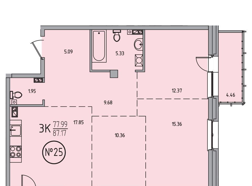 квартира г Иркутск р-н Октябрьский ул Байкальская 428 фото 1