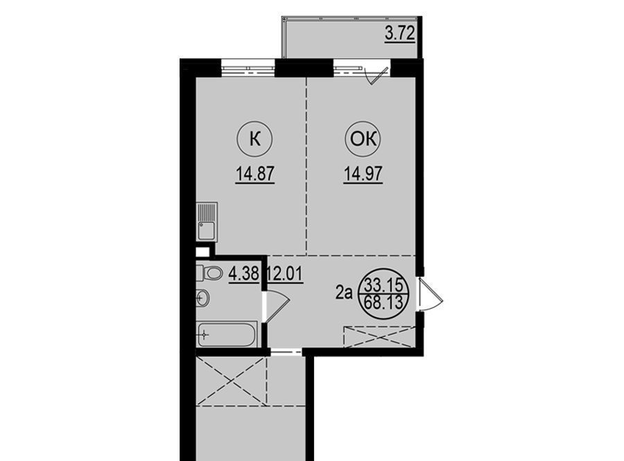 квартира р-н Иркутский п Молодежный ул Березовая 15/2 фото 1