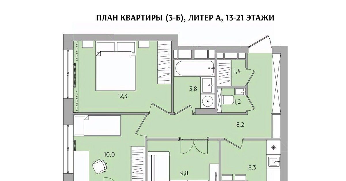 квартира г Нижний Новгород Бурнаковская ул Якорная фото 1