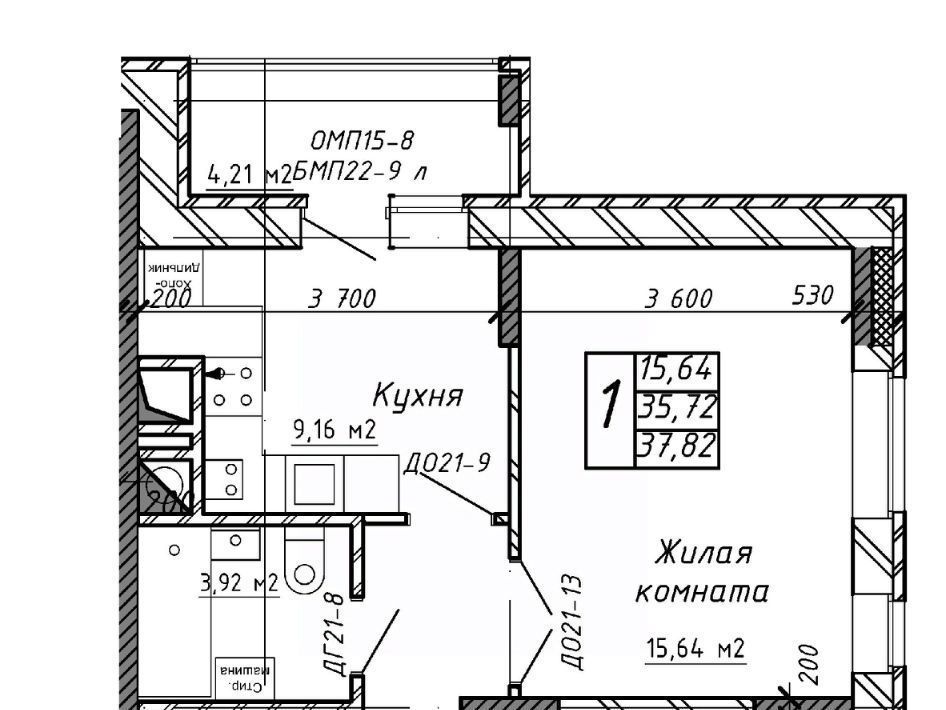 квартира г Калуга р-н Московский ул Азаровская 40к/4 фото 1