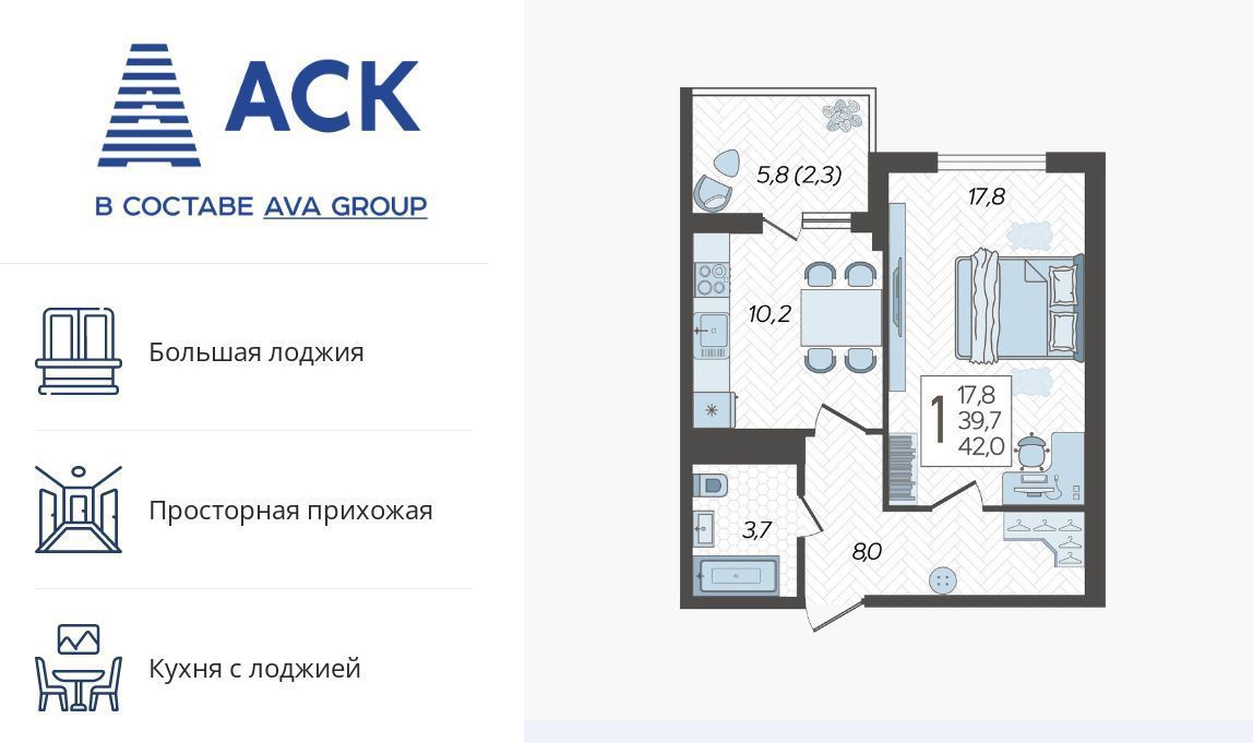 квартира г Краснодар р-н Карасунский ул им. Валерия Гассия 4/7 3 фото 1