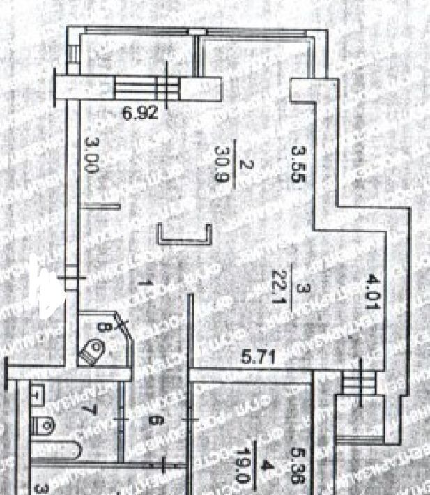 квартира г Томск р-н Ленинский ул Карла Маркса 36 фото 11