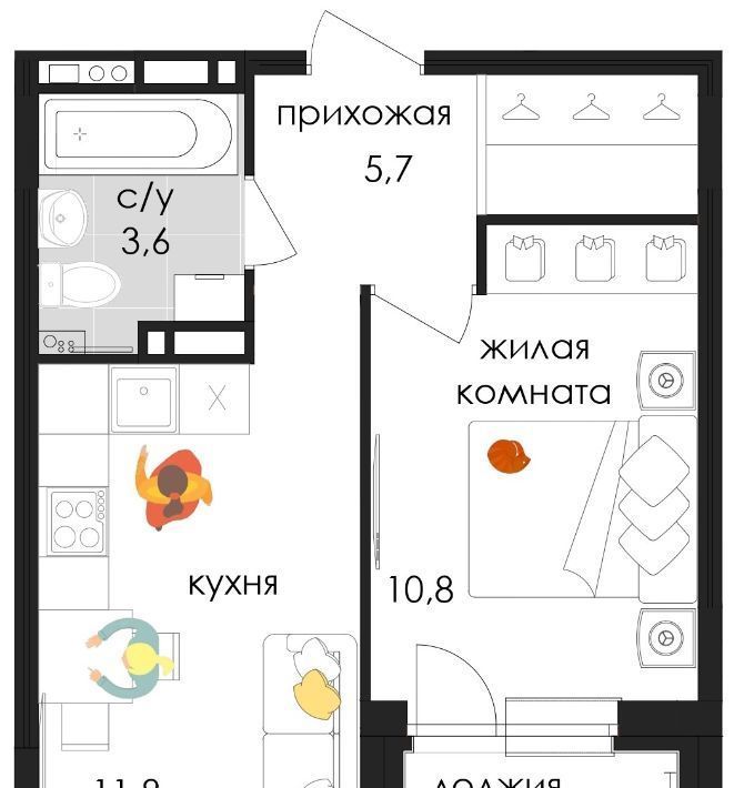 квартира г Пермь р-н Мотовилихинский ул Лифанова 38 фото 1