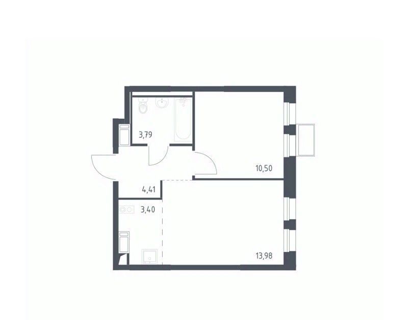 квартира г Видное ЖК Горки Парк к 4. 2, Зябликово фото 1