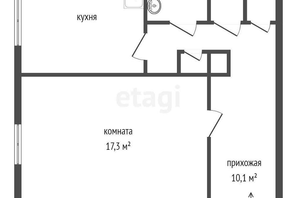 квартира г Екатеринбург ул Мельковская 3 Екатеринбург, муниципальное образование фото 2