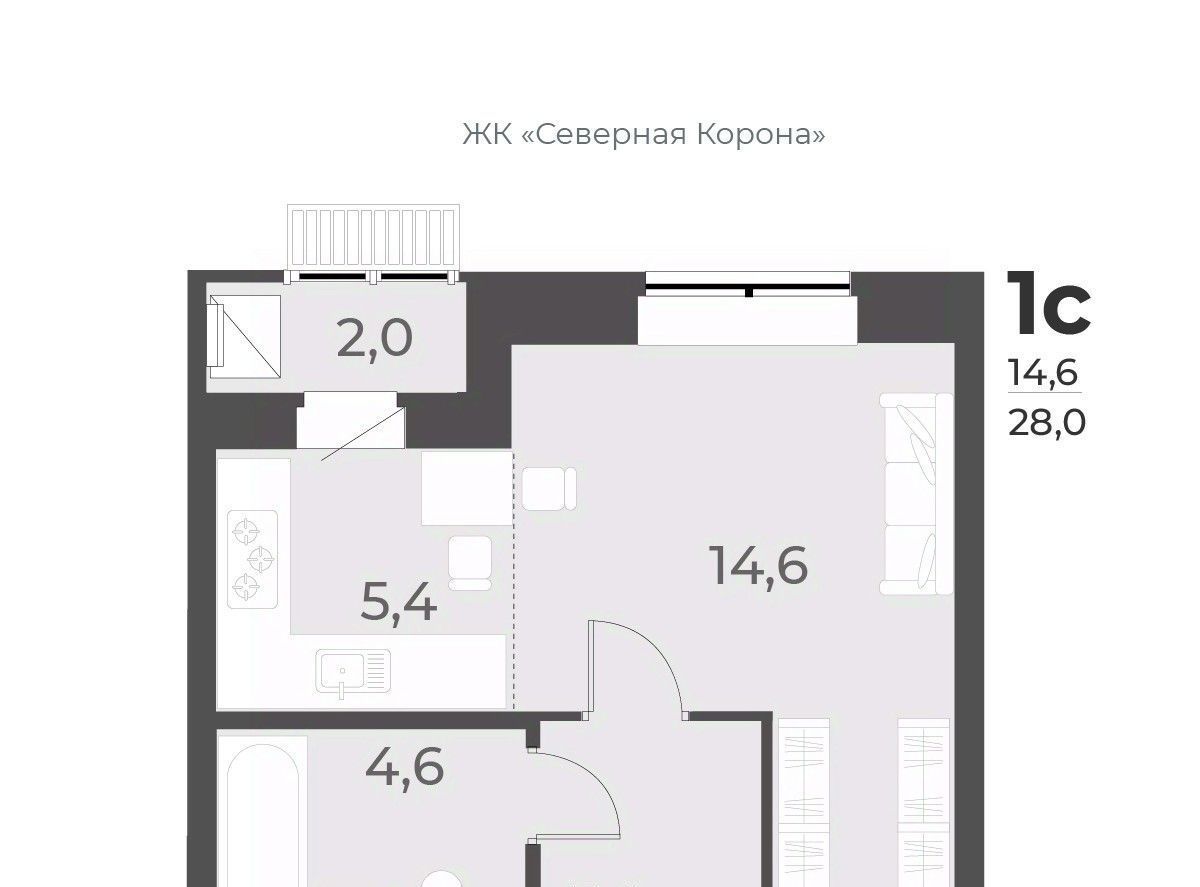 квартира г Новосибирск Заельцовская ул имени генерал-майора Рожкина А.Н. 13 фото 1