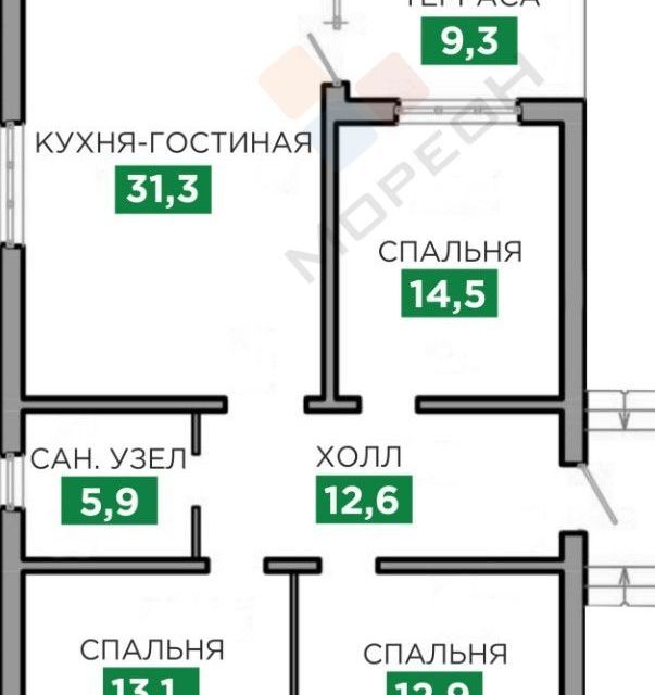 дом г Краснодар п Дружелюбный муниципальное образование Краснодар, квартал Куренной, 17 фото 6