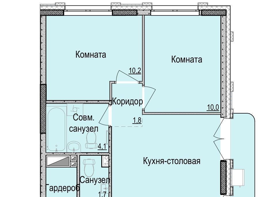 квартира г Ижевск р-н Первомайский ул Красная 118к/2 фото 1