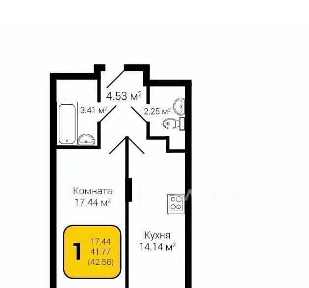 квартира г Воронеж р-н Коминтерновский ул Антонова-Овсеенко 35с фото 1