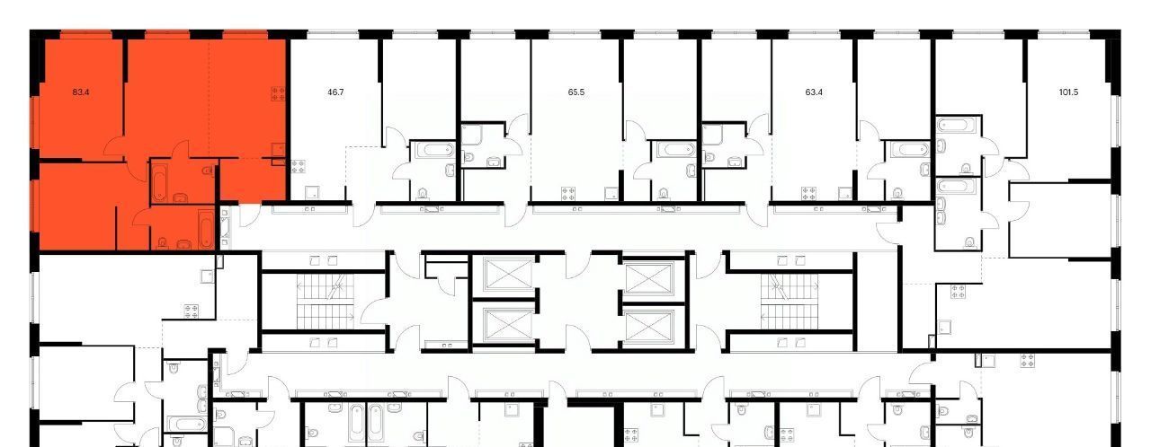 квартира г Москва метро Багратионовская ЖК Барклая 6 к 5 фото 2