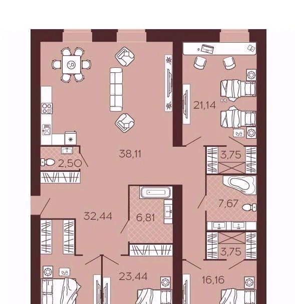 квартира г Пенза р-н Первомайский ул Богданова 51 фото 1