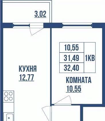 квартира г Санкт-Петербург метро Улица Дыбенко ул Крыленко 34 фото 2