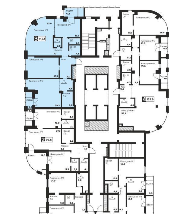 квартира г Челябинск р-н Центральный ул Труда 157а фото 2