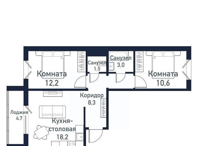 микрорайон «Просторы» Кременкульское с/пос фото