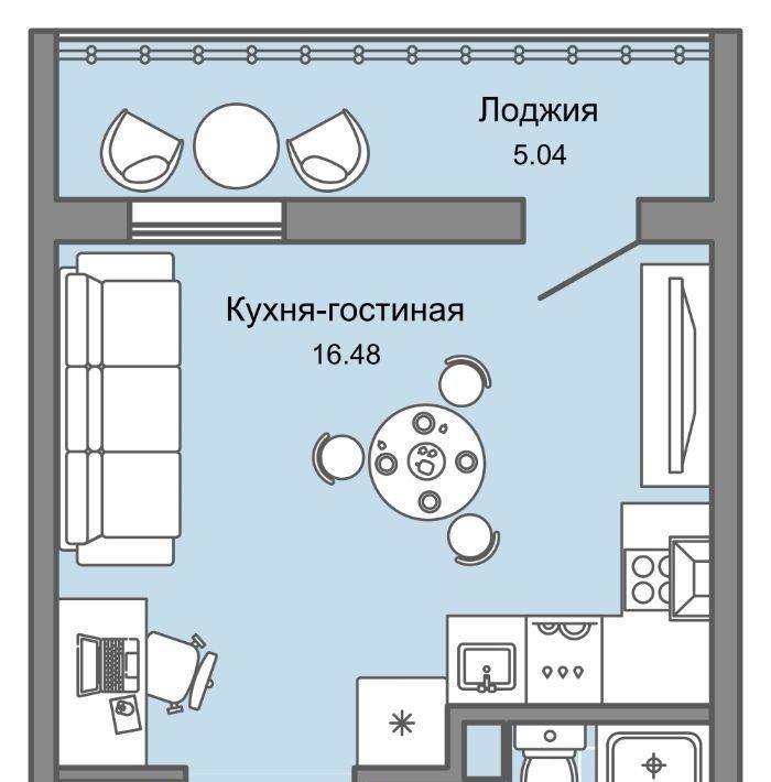 квартира г Ульяновск р-н Заволжский Новый Город ЖК Юлла 10-й кв-л фото 1