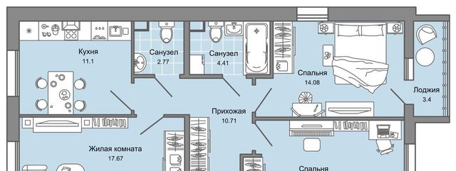 р-н Заволжский Новый Город ЖК Юлла 10-й кв-л фото