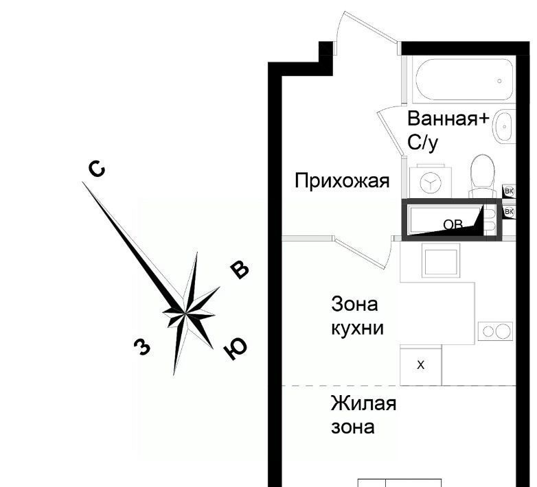 квартира г Химки ЖК «Две Столицы» Беломорская фото 3