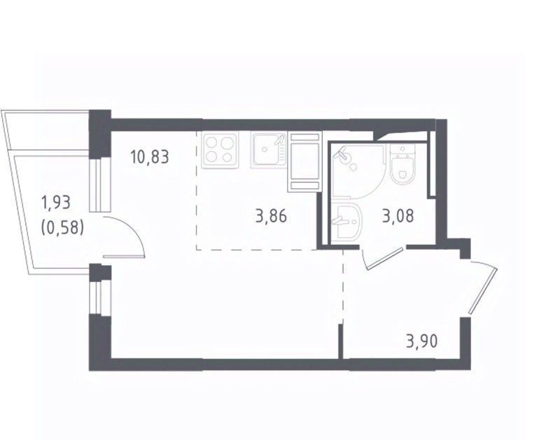 квартира г Видное ЖК Горки Парк к 3. 1, Домодедовская фото 1