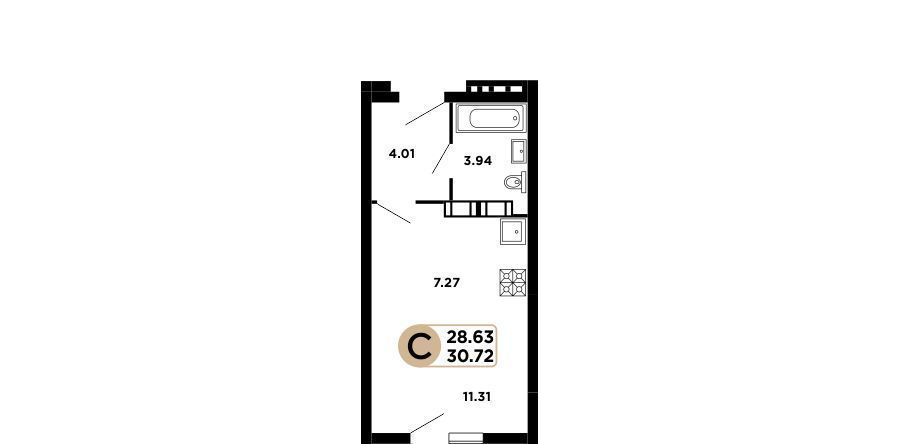 квартира г Самара р-н Кировский ш Московское 57 18-й км фото 1