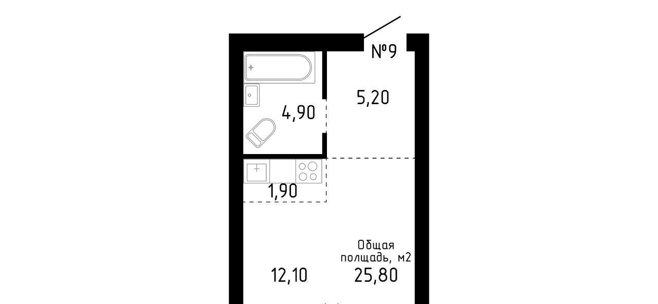 квартира г Барнаул р-н Центральный ул Никитина 12 фото 1