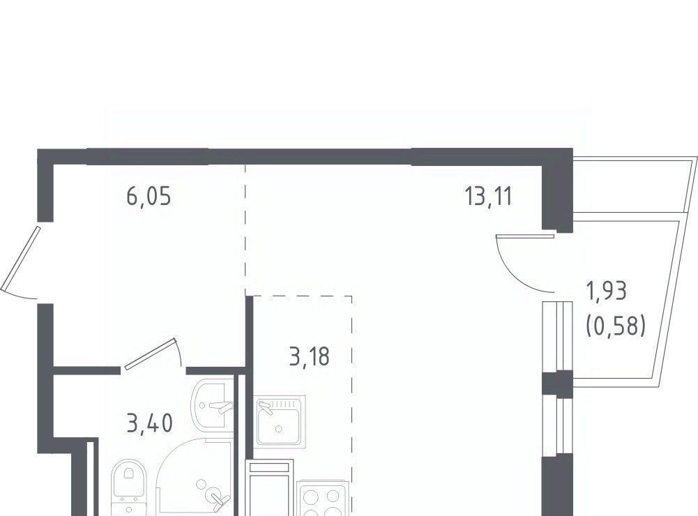 квартира г Видное ЖК Горки Парк к 3. 1, Домодедовская фото 1