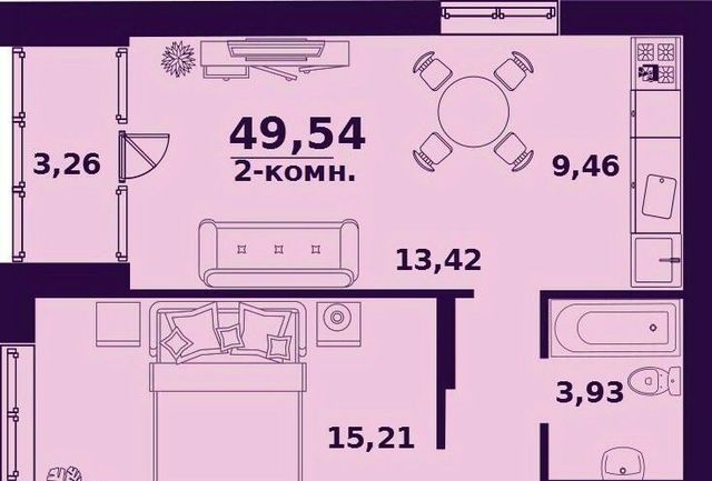 р-н Заволжский ЖК «Сиреневый» 4 фото