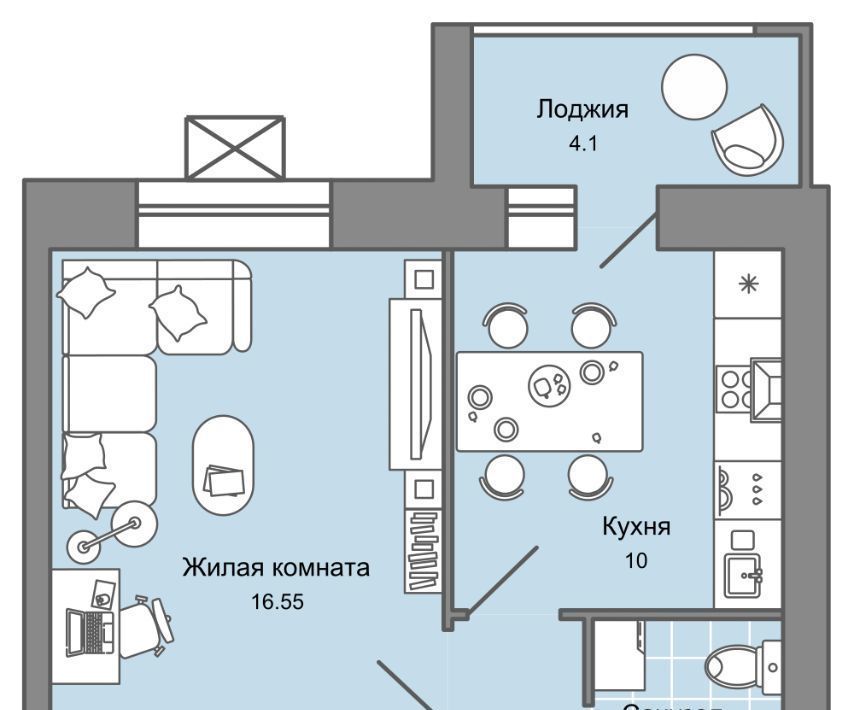 квартира г Киров р-н Ленинский ул Дмитрия Козулева 9 фото 1