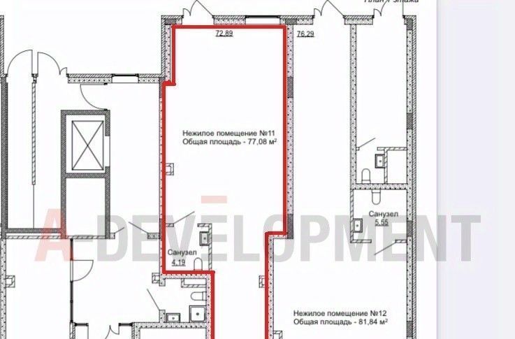 торговое помещение г Казань р-н Авиастроительный ул Симонова 43 фото 2