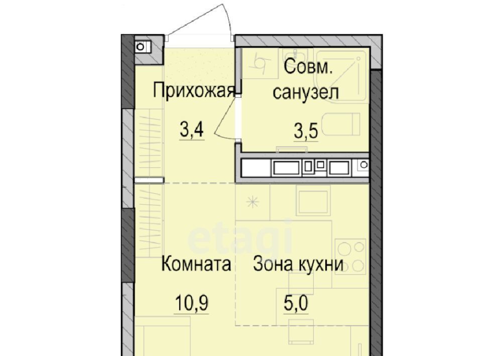 квартира г Казань ул Южно-Промышленная Аметьево фото 1