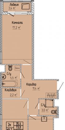 квартира г Тверь р-н Московский ЖК «Атлант» фото 1